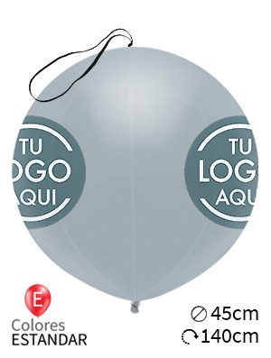 Globos personalizados punch ball látex 45cm