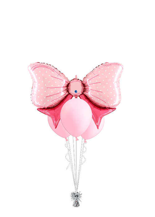 Bouquet de globos Lazo rosa