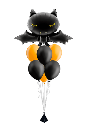 Bouquet de globos Murciélago Halloween
