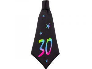 Corbata de cumpleaños 30