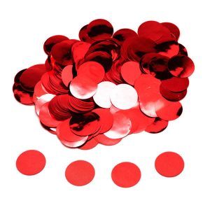 Confeti Circulo Rojo